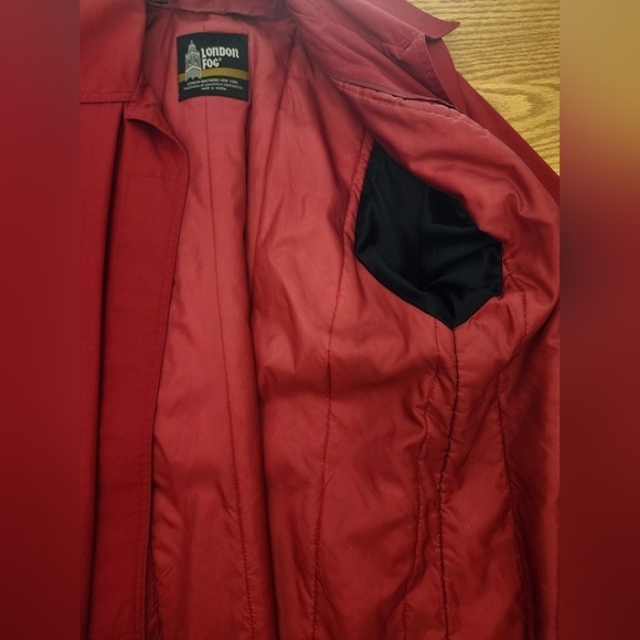 London Fog Trench Coat With Removable Linner Womens 40R - Picture 8 of 16